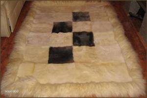 Schaffelle - Patchwork-Teppich aus Schaffell - awful-rectangular-carpets-sheepskin