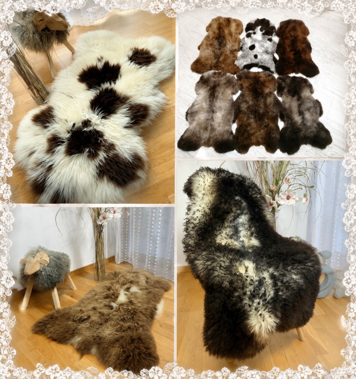 Schaffelle - Sorgfältig ausgewählte, hochwertige und einzigartige Schaffelle gibt es nur bei der Gerberei Adam Leather Poland!