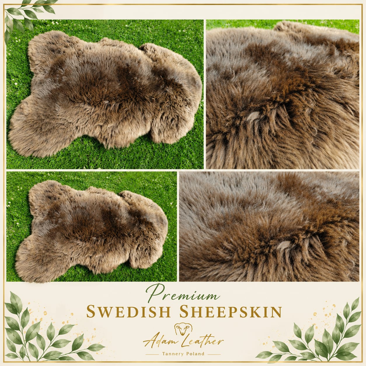 Schaffelle - Hochwertiges schwedisches Schaffell! Ein modernes Wohnaccessoire