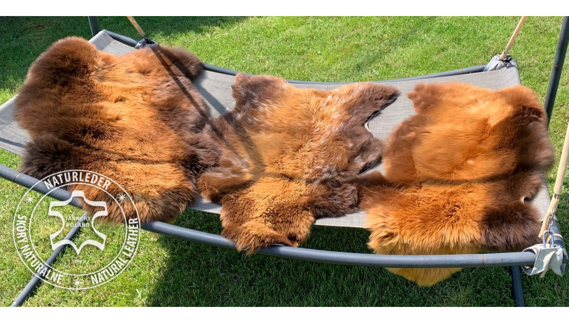 Bemalen Sie Ihre Umgebung mit Schaffellen in Herbstfarben aus der Adam-Leather-Kollektion!